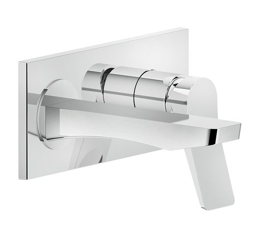 Настенный смеситель для раковины 175 мм Gessi Rilievo (59092-031) Для раковины Хром