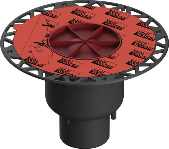 Сифон TECE Drainpoint S DN 70, вертикальный с универсальным фланцем Seal System (3603600) Для дренажных каналов 