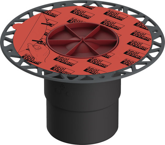 Сифон TECE Drainpoint S DN 100, вертикальний з універсальним фланцем Seal System (3607600) Для дренажних каналів 