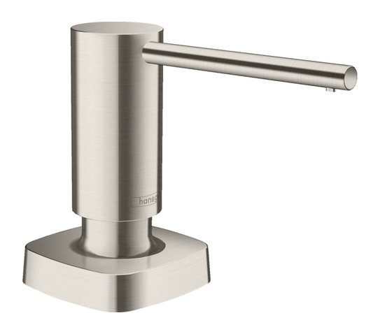 Дозатор жидкого мыла Hansgrohe А71 сталь (40468800) Дозаторы жидкого мыла Hansgrohe