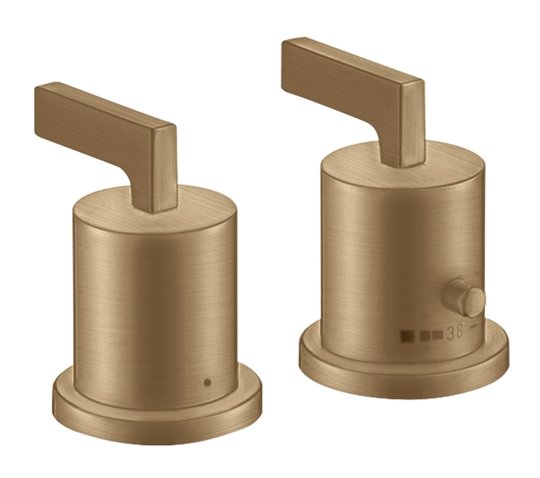 Термостатичний змішувач для ванни Axor Citterio, Brushed Bronze (39482140) Для ванни Бронза