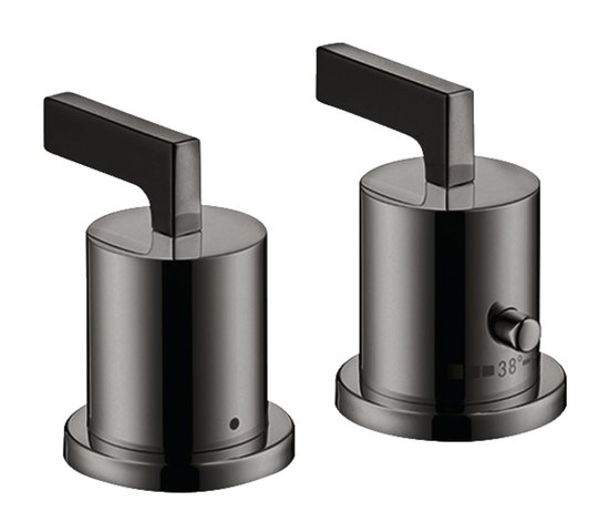 Термостатический смеситель для ванны Axor Citterio, Polished Black Chrome (39482330) Для ванны Черный