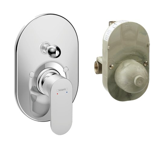 Смеситель скрытого монтажа для душа Hansgrohe Rebris S, хром (72448000) Для душа Хром