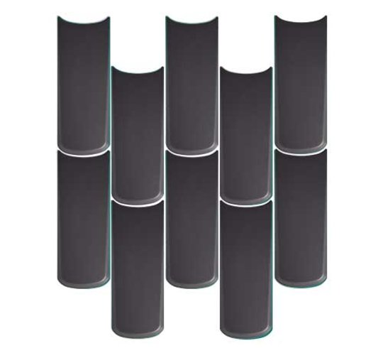 Плитка Wow Boho Tear Black Matt 10*25 (118220) WOW Для кухні, Для громадських приміщень, Для житлових приміщень, Для ванної