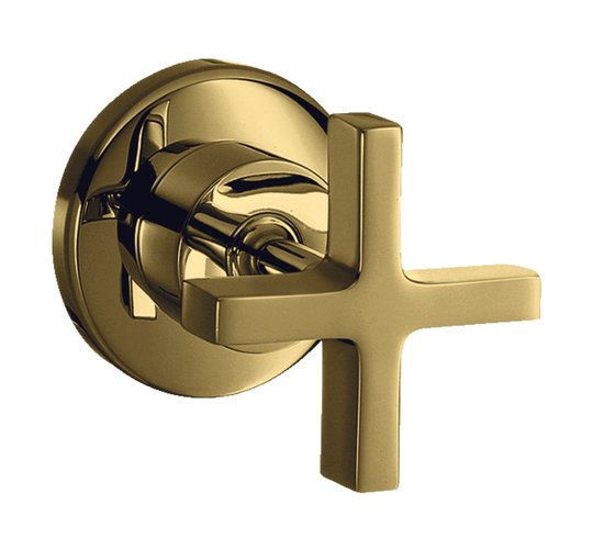 Вентиль для скрытого монтажа Axor Citterio, Polished Gold Optic (39965990) Axor Коллекция Citterio Для ванны, Для раковины