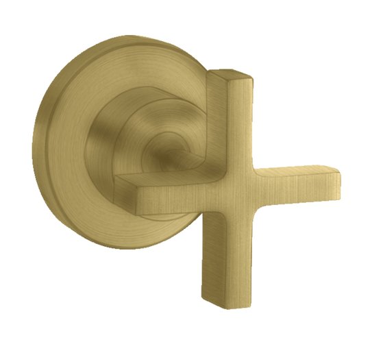 Вентиль для прихованого монтажу Axor Citterio, Brushed Brass (39965950) Axor Коллекция Citterio Для ванни, Для раковини