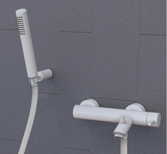 Смеситель для ванны Paffoni Light (LIG023BO) Для ванны Белый, Белый матовый
