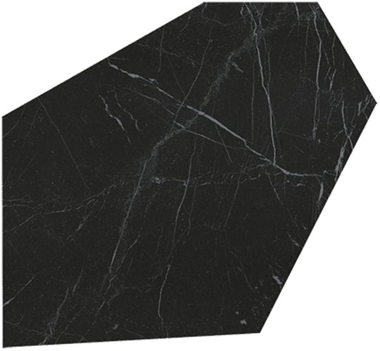 Плитка Fap Roma Diamond Caleido Nero Reale Ret 37 * 52 (fNKP) FAP Ceramiche Для кухні, Для громадських приміщень, Для житлових приміщень, Для ванної