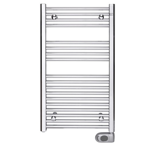  Электрический полотенцесушитель Zehnder Aura 906х500 мм хром (PBECZ-090-50-MQ-HID) ZehnderAura 