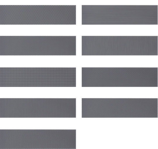 Плитка Wow Gradient Decor Black Matt 7,5*30 (109163) Для кухни, Для общественных помещений, Для жилых помещений, Для ванной