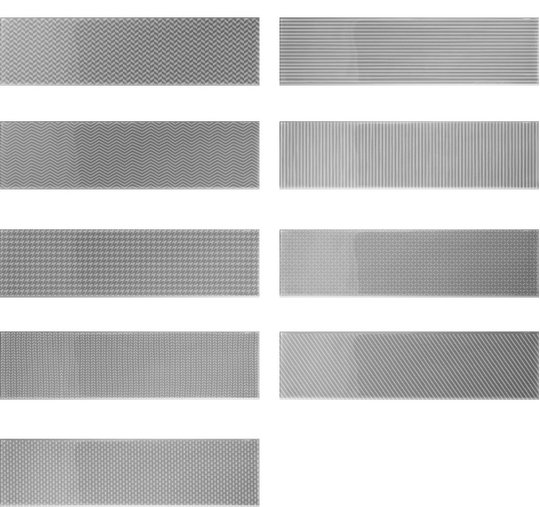 Плитка Wow Gradient Decor Silver Gloss 7,5 * 30 (109168) Для кухні, Для громадських приміщень, Для житлових приміщень, Для ванної