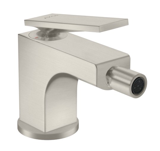 Смеситель для биде Axor Citterio, Stainless Steel Optic (39214800) Для биде Нерж. сталь