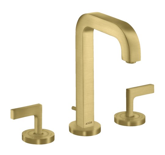 Смеситель для раковины Axor Citterio, Brushed Brass (39135950) Для раковины Латунь