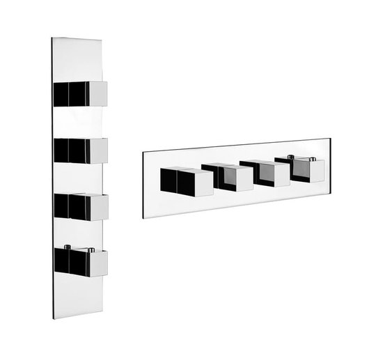 Смеситель Gessi Quadro WELLNESS (43006-031) Для ванны, Для душа Хром