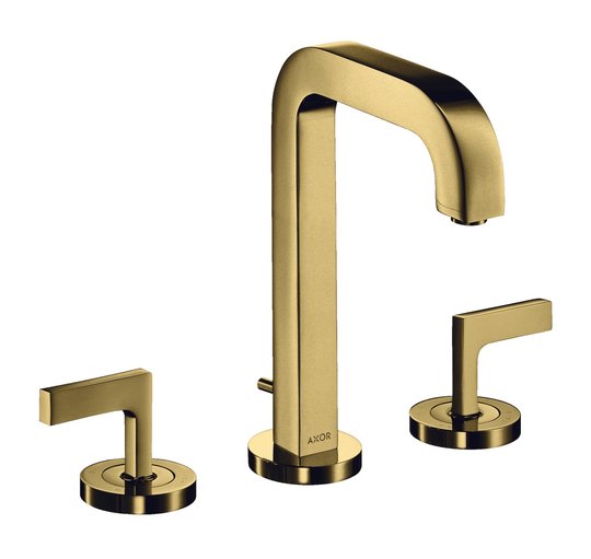 Смеситель для раковины Axor Citterio, Polished Gold Optic (39135990) Для раковины Золото