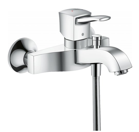 Настінний змішувач для ванни Hansgrohe Metropol Classic (31340000) Для ванни Хром