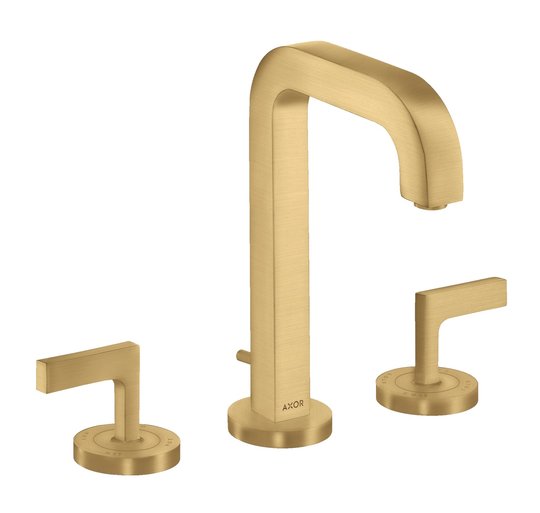 Смеситель для раковины Axor Citterio, Brushed Gold Optic (39135250) Для раковины Золото