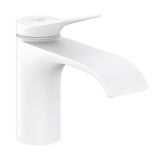 Смеситель для раковины Hansgrohe Vernis Vivenis 80, белый матовый (75013700) Для раковины Белый матовый