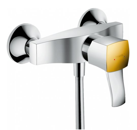 Настенный смеситель для душа Hansgrohe Metropol Classic (31360090) Для душа Хром-золото