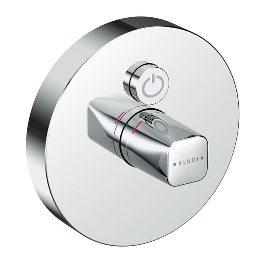 Змішувач Kludi Push (386020538) Для ванни, Для душа Хром