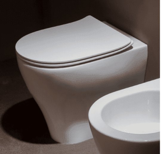 Напольный безободковый унитаз Flaminia APP goclean, white (AP117G) Напольные 