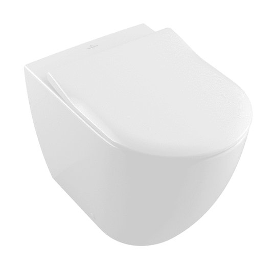 Унітаз підлоговий пристінний Villeroy&amp;Boch Subway 2.0 DirectFlush, CeramicPlus (5602R0R1) Підлогові 