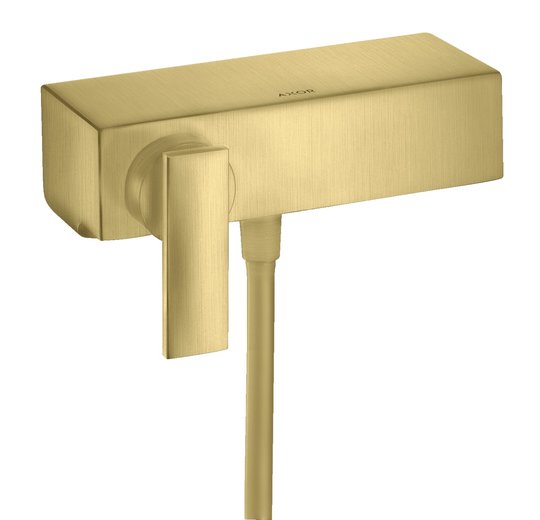 Настінний змішувач для душу Axor Citterio, Brushed Brass (39600950) Для душа Латунь