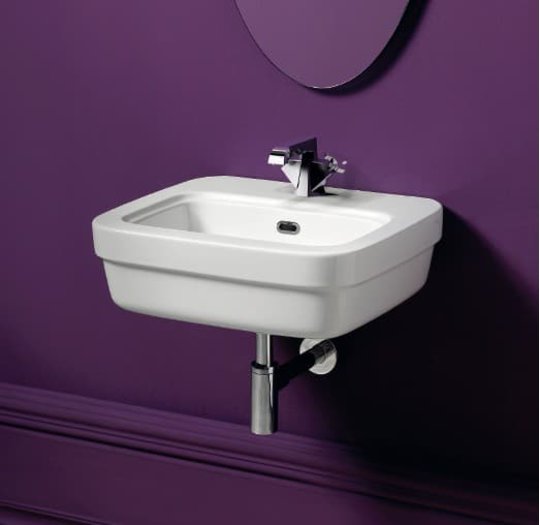 Керамическая раковина 53 см Simas Evolution, bianco glossy (EVO 15) Подвесные Прямоугольные