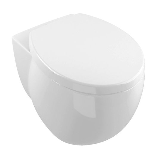 Унитаз напольный пристенный Villeroy&Boch Aveo new generation CeramicPlus (661310R1) Напольные 