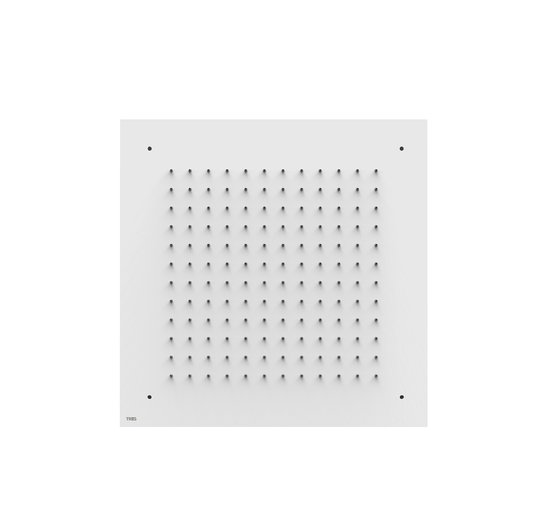 Верхний встраиваемый душ 380x380 мм Tres Showers Head, белый матовый (134944BM) Верхние души Белый матовый