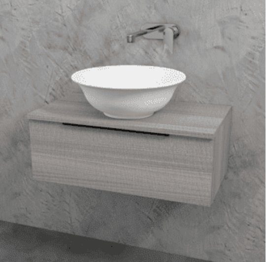 Тумба подвесная 70 см Flaminia Box, OJ Grigio (BX990) Flaminia Тумбы