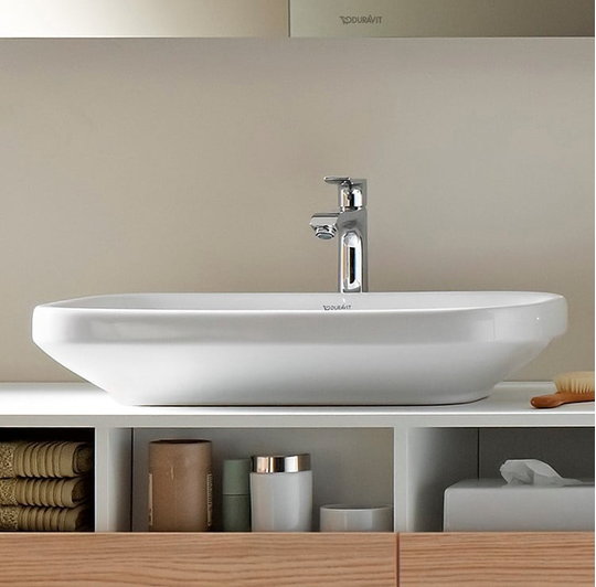 Керамическая раковина 43 см Duravit DuraStyle (0349430000) На столешницу, На тумбу Квадратные