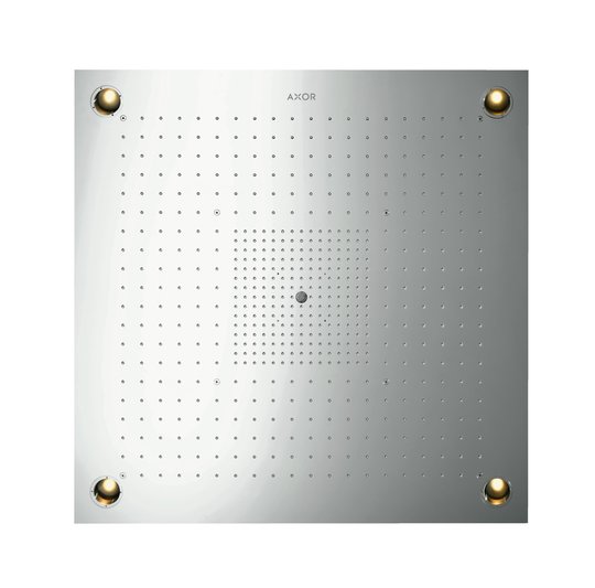 Верхний встраиваемый душ Axor Showers ShowerHeaven 970х970 мм с подсветкой (10623800) Верхние души Нерж. сталь