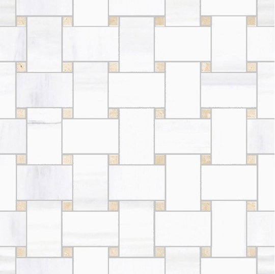 Декор Sant'Agostino Themar Rete Bianco Lasa Kry 30*30 (CSARBLAK30) Sant'Agostino Для кухни, Для общественных помещений, Для жилых помещений, Для ванной