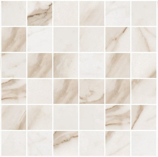 Мозаїка Flaviker Supreme Golden Calacatta Mosaico Anticato Ret 30 * 30 (SPMP131) Flaviker Для кухні, Для громадських приміщень, Для житлових приміщень, Для ванної
