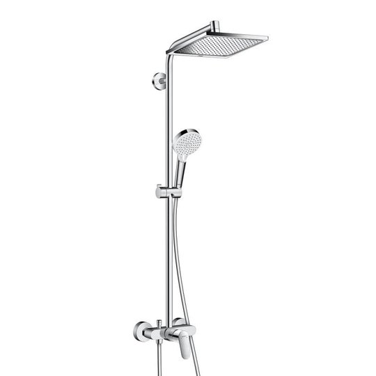 Душевая система Hansgrohe Crometta Е 240 1jet Showerpipe (27284000) Душевые стойки Хром