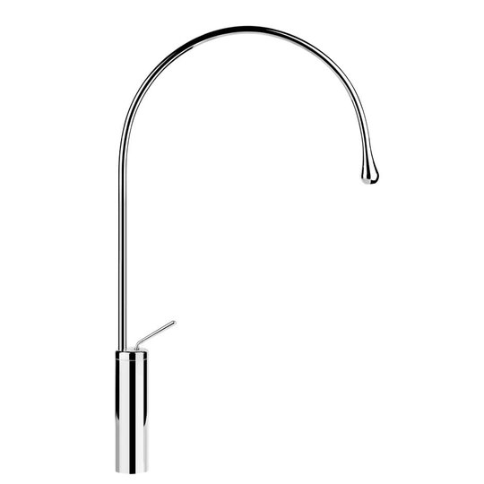 Смеситель для раковины Gessi Goccia (33610-031) Для раковины Хром