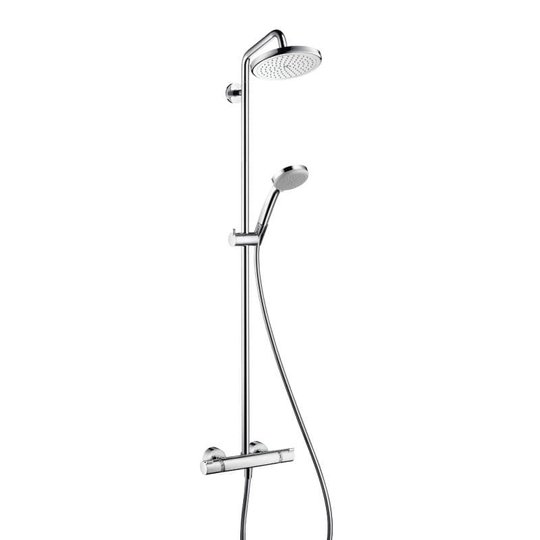 Душова стійка Hansgrohe Croma 220 Air 1jet Showerpipe (27188000) Душові стійки Хром