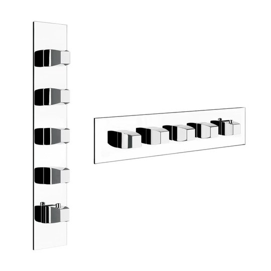 Змішувач Gessi Mimi WELLNESS (43088-031) Для ванни, Для душа Хром