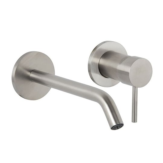 Змішувач для раковини Fima Carlo Frattini Spillo Steel (F3081LX8INOX) Для раковини Нерж. сталь