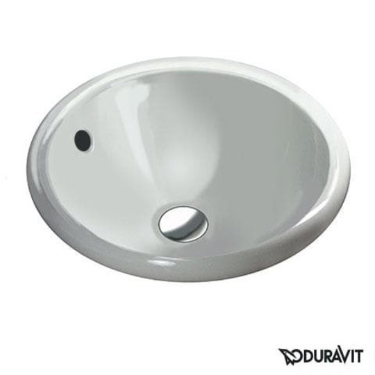 Керамическая раковина 47 см Duravit Architec (0468470000) Встраиваемые сверху Круглые