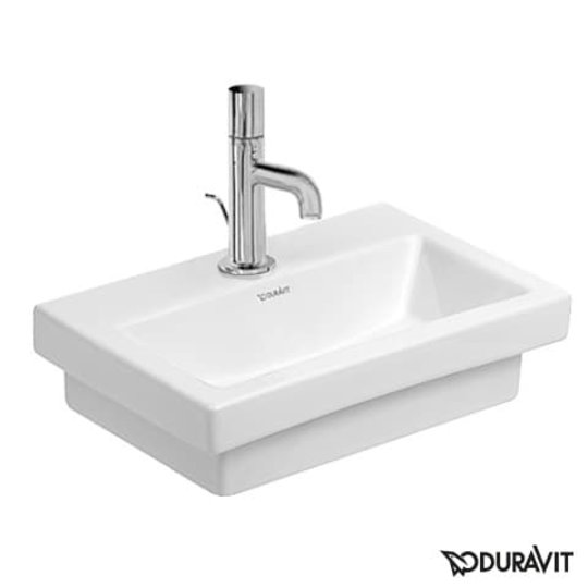 Керамічна раковина шліфована 40 см Duravit 2nd floor (0790400071) На стільницю, На тумбу 