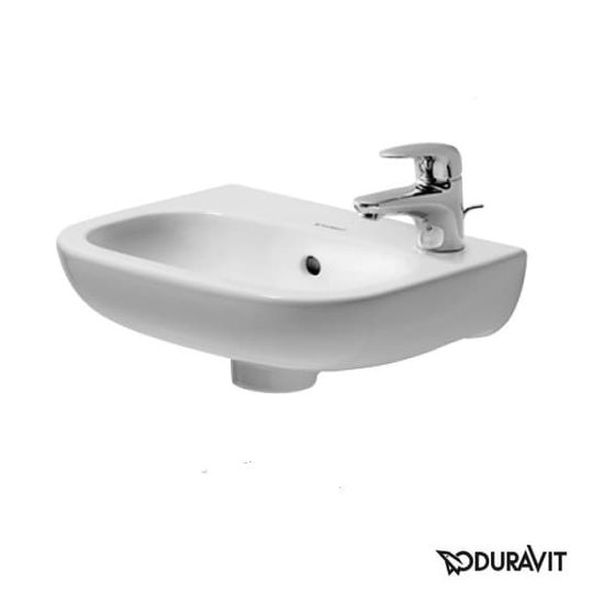 Керамическая раковина 36 см Duravit D-Code (0705360000) Подвесные Овальные
