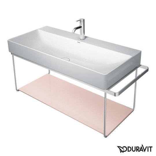 Стеклянная полочка 97 см Duravit DuraSquare, абрикосовая жемчужная (0099658600) Duravit Полки