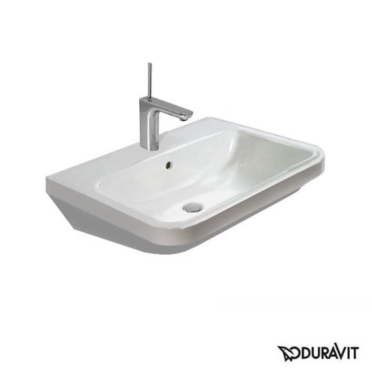 Керамическая раковина 55 см Duravit DuraStyle (2319550000) На полупьедестал, На пьедестал, Подвесные Прямоугольные
