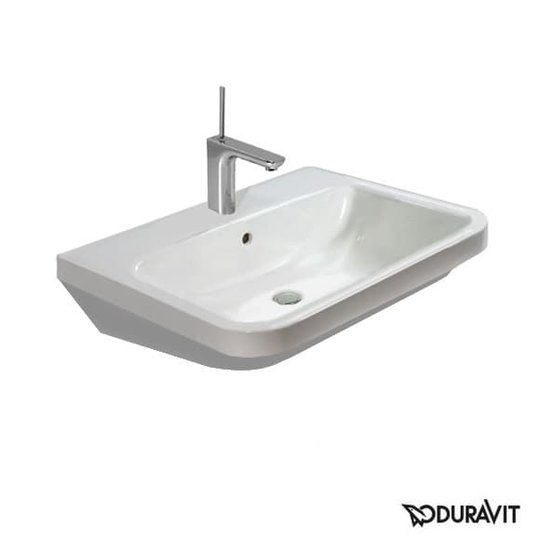 Керамічна раковина 65 см Duravit DuraStyle (2319650000) На напівп'єдестал, На п'єдестал, Підвісні 