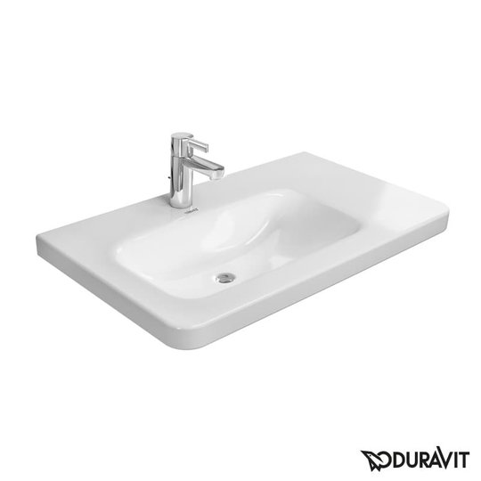 Керамическая раковина 80 см Duravit DuraStyle (2325800041) На столешницу, На тумбу Прямоугольные