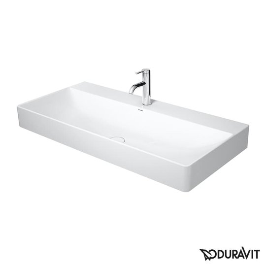 Керамічна раковина 100 см Duravit DuraSquare (2353100071) На стільницю, На тумбу 