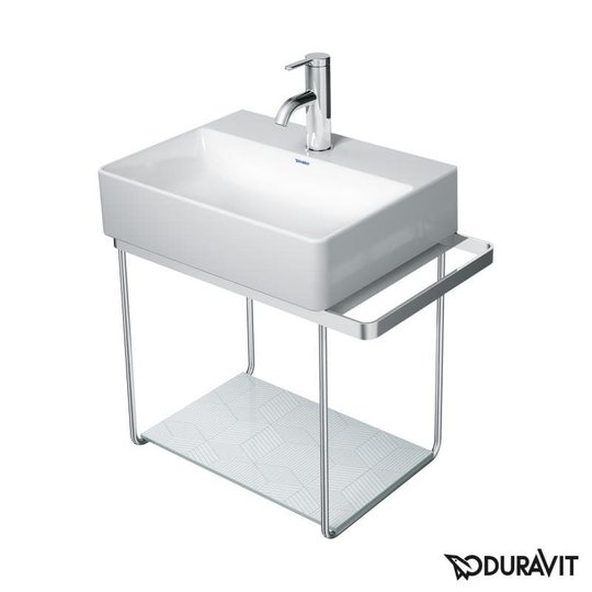 Скляна поличка 42 см Duravit DuraSquare, кубічна лінія (0099668200) Duravit Полиці