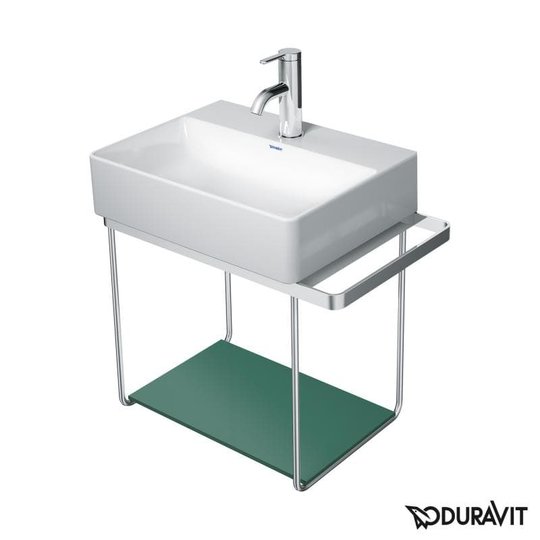 Стеклянная полочка 42 см Duravit DuraSquare, нефритовая (0099668500) Duravit Полки